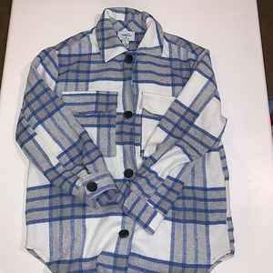 Soft button-up flannel/coat